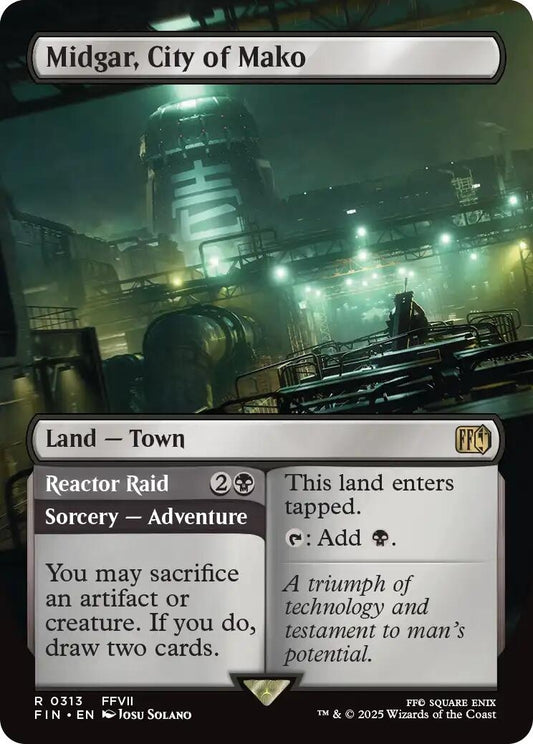 Image for Midgar, City of Mako (Borderless) [313] - Magic: The Gathering