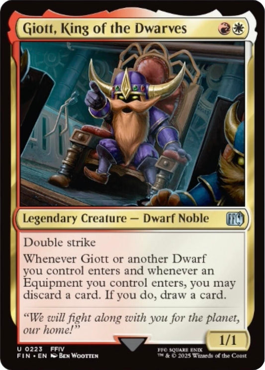 Image for Giott, King of the Dwarves [223] - Magic: The Gathering
