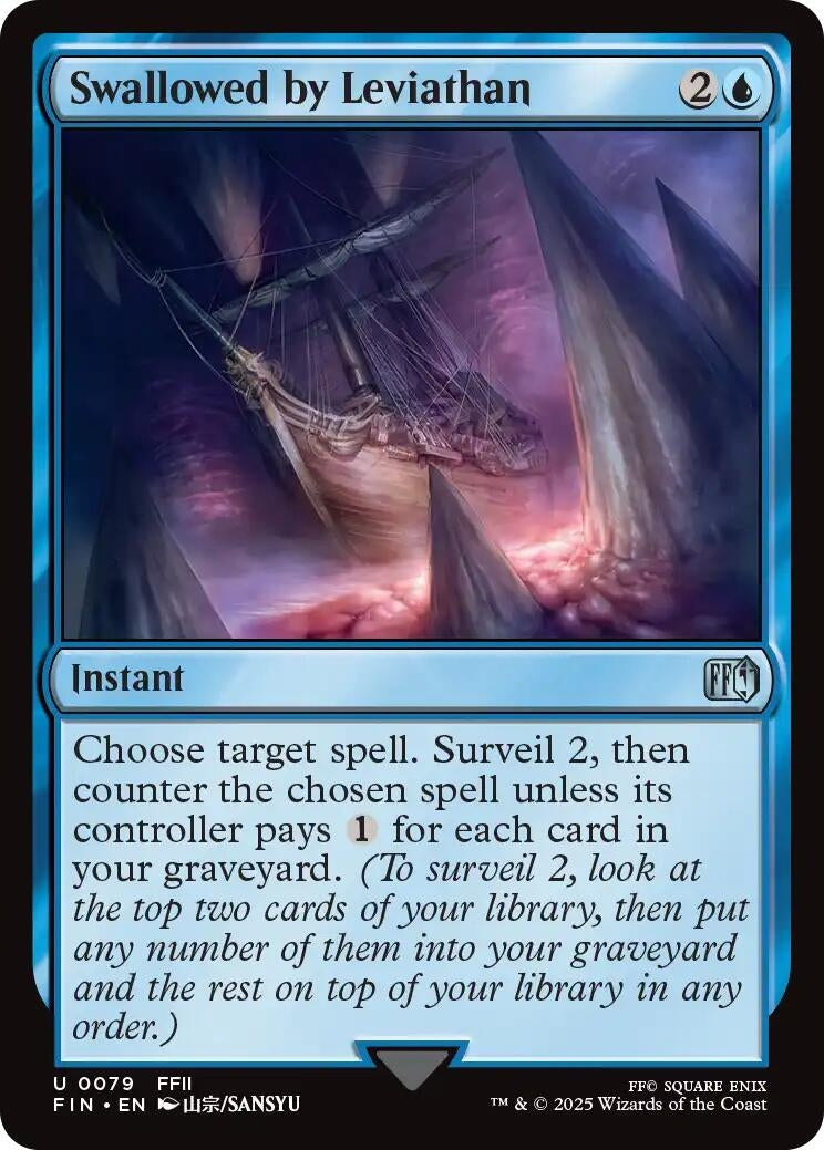 Image for Swallowed by Leviathan [79] - Magic: The Gathering