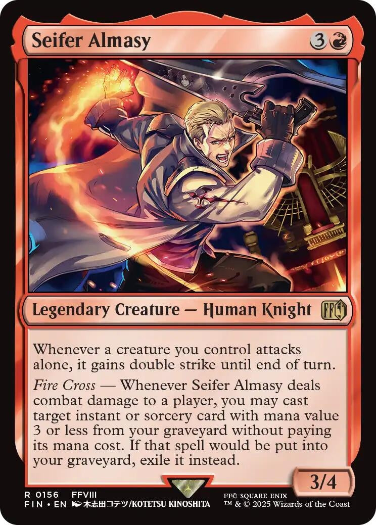 Image for Seifer Almasy [156] - Magic: The Gathering