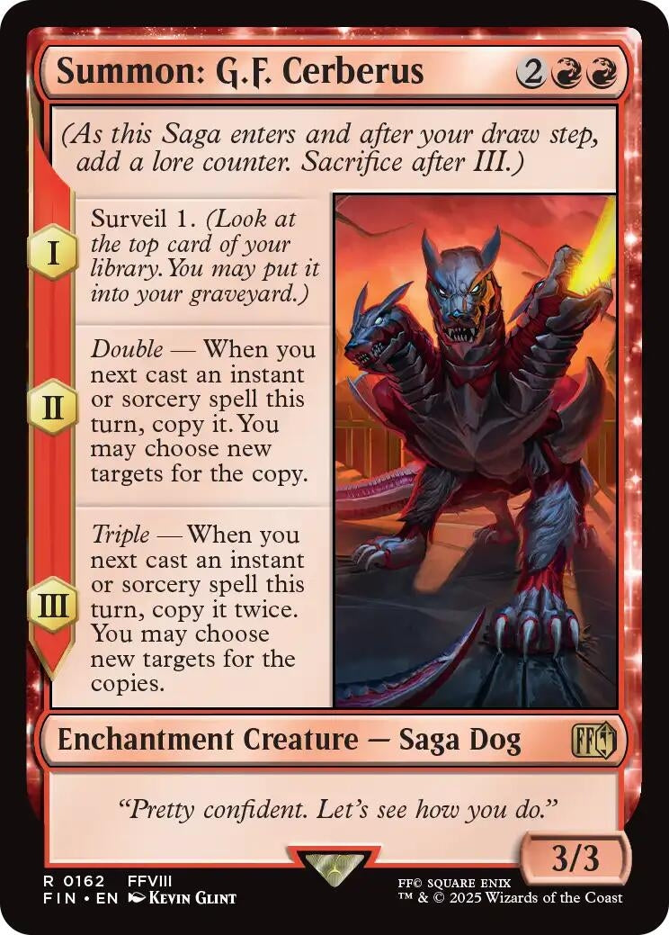 Image for Summon: G.F. Cerberus [162] - Magic: The Gathering