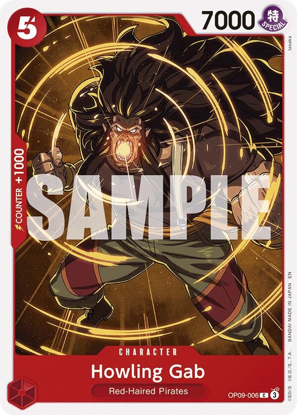 Image for Howling Gab (Reprint) [OP09-006] - One Piece Card Game