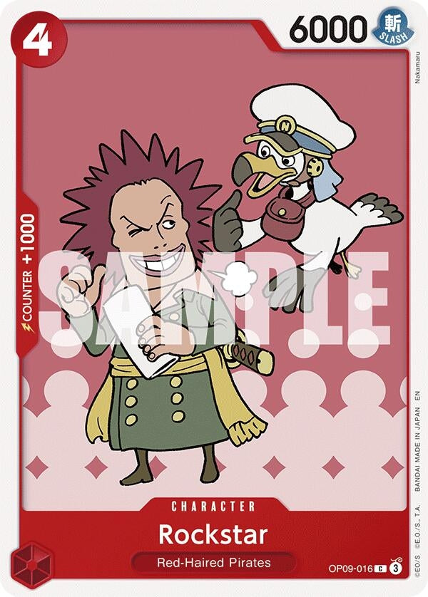 Image for Rockstar (Reprint) [OP09-016] - One Piece Card Game