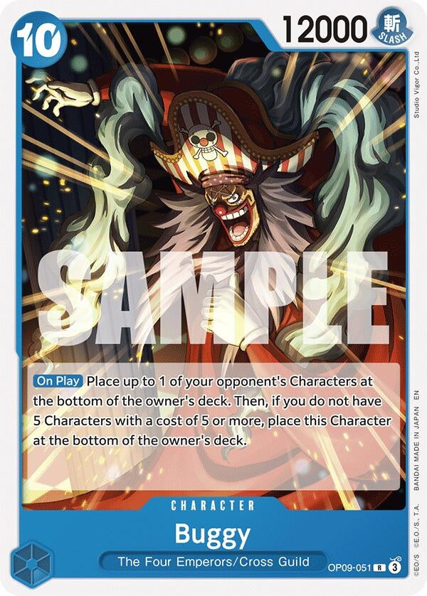 Image for Buggy (Reprint) [OP09-051] - One Piece Card Game