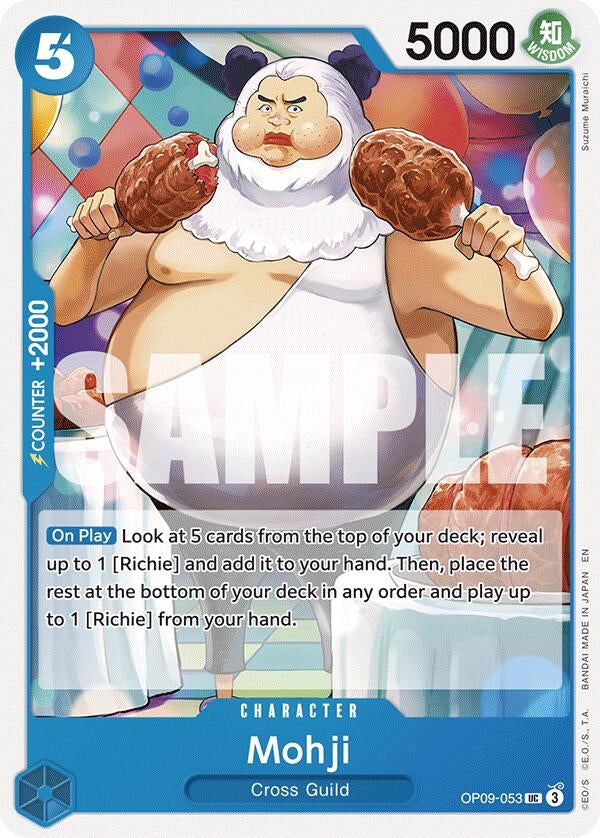 Image for Mohji (Reprint) [OP09-053] - One Piece Card Game