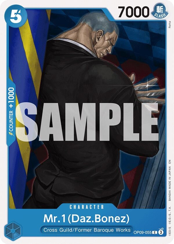Image for Mr.1(Daz.Bonez) (Reprint) [OP09-055] - One Piece Card Game
