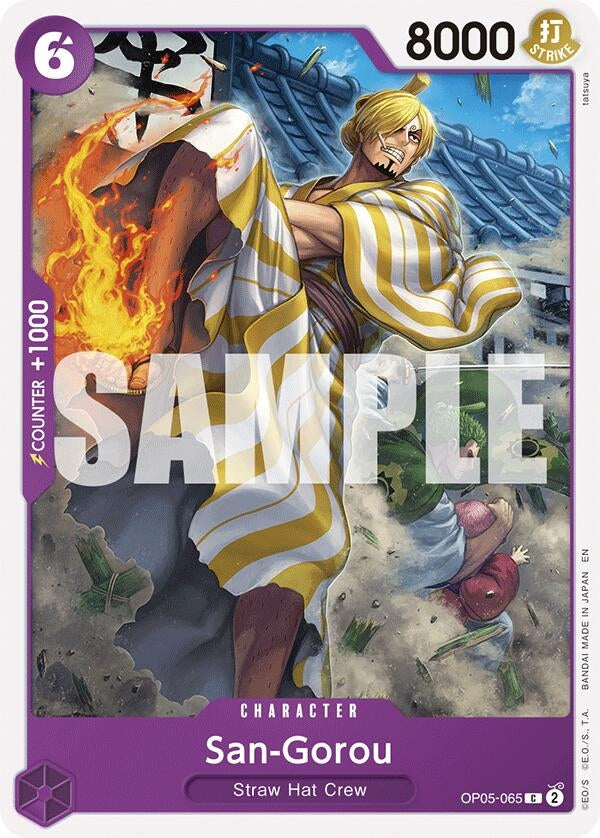 Image for San-Gorou (Reprint) [OP05-065] - One Piece Card Game