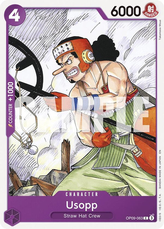 Image for Usopp (Reprint) [OP09-063] - One Piece Card Game