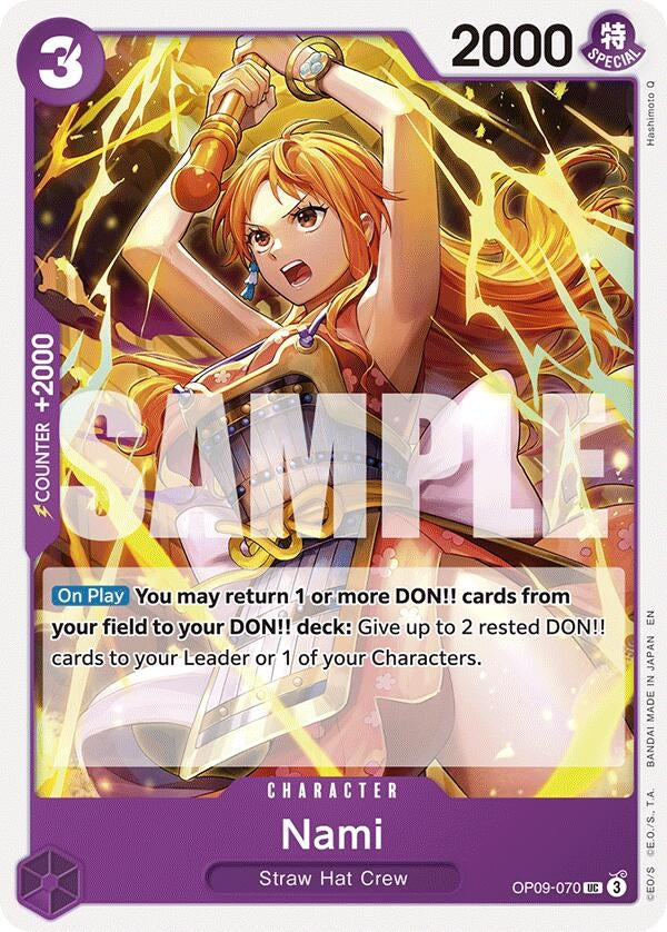 Image for Nami (Reprint) [OP09-070] - One Piece Card Game