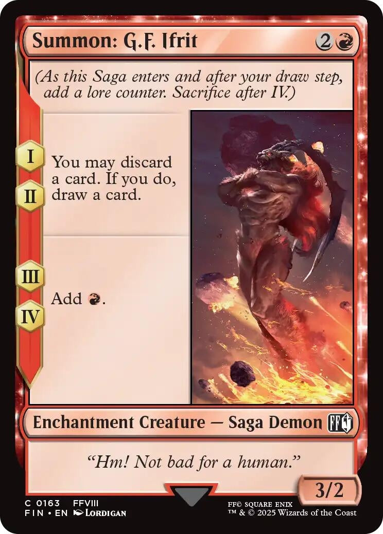 Image for Summon: G.F. Ifrit [163] - Magic: The Gathering