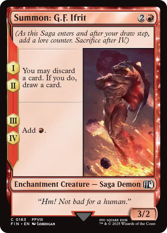 Image for Summon: G.F. Ifrit [163] - Magic: The Gathering