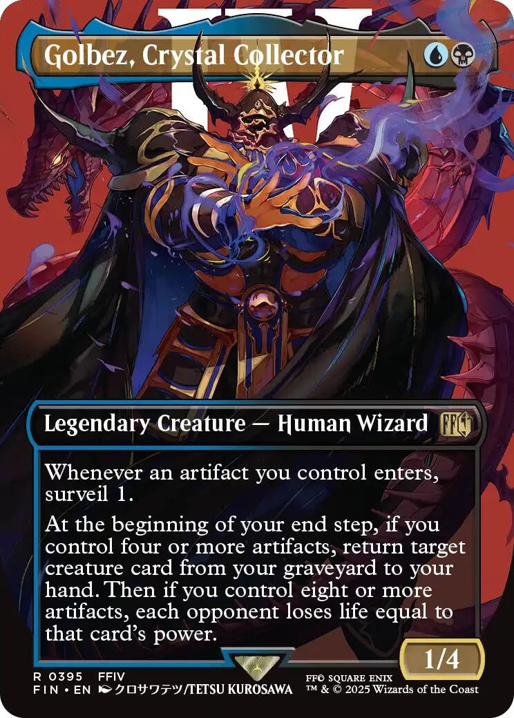 Image for Golbez, Crystal Collector (Borderless) [395] - Magic: The Gathering