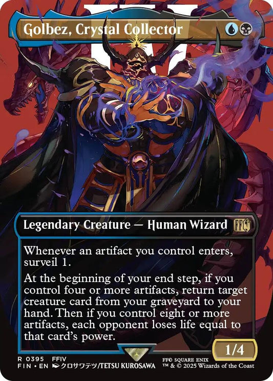 Image for Golbez, Crystal Collector (Borderless) [395] - Magic: The Gathering