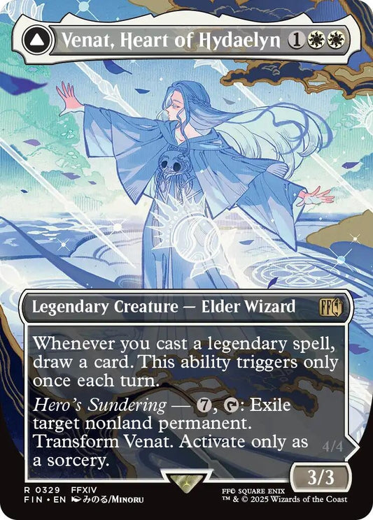 Image for Venat, Heart of Hydaelyn (Borderless) [329] - Magic: The Gathering