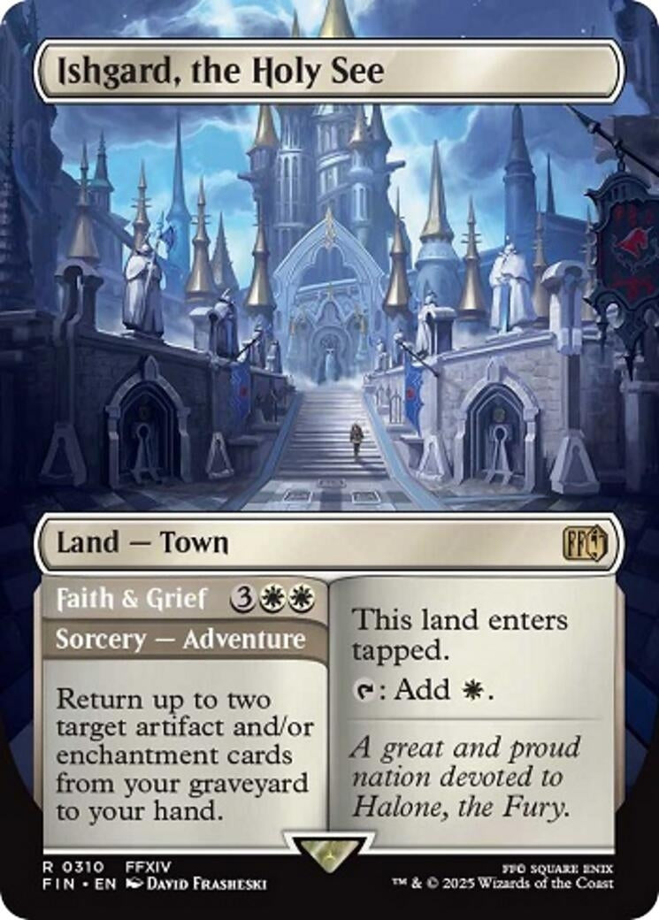 Image for Ishgard, the Holy See (Borderless) [310] - Magic: The Gathering