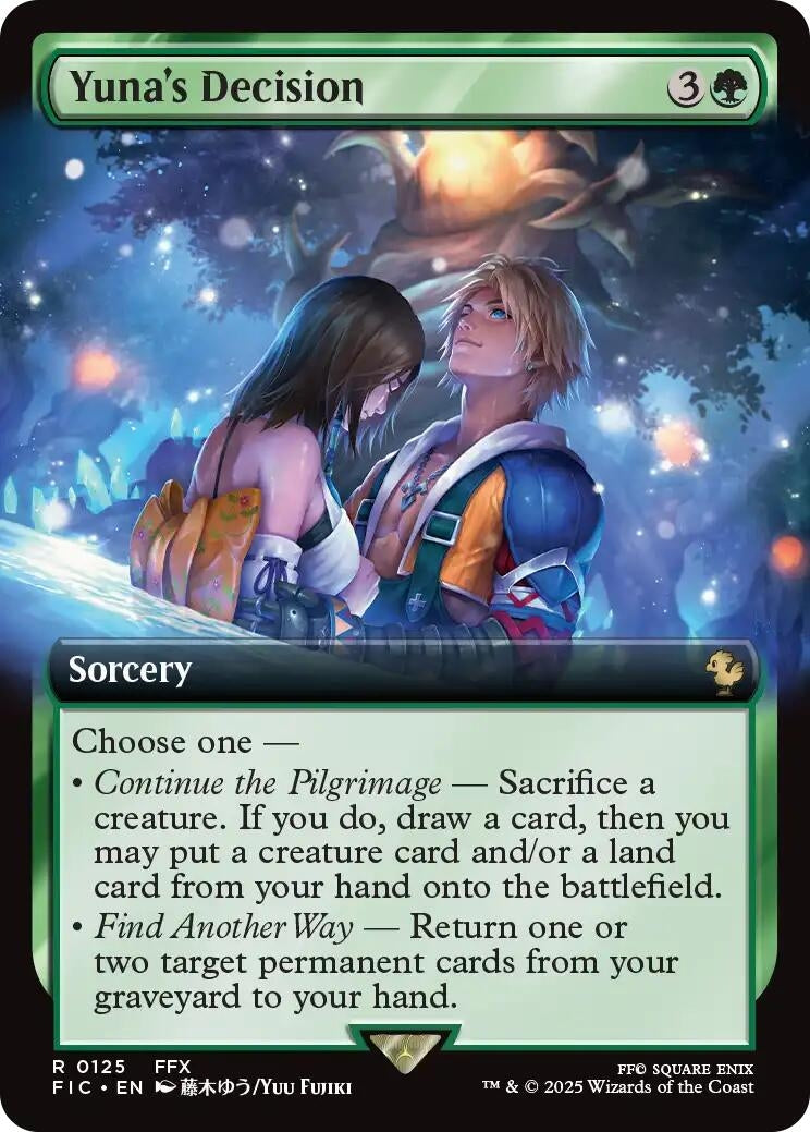 Image for Yuna's Decision (Extended Art) [125] - Magic: The Gathering