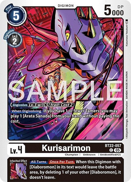 Image for Kurisarimon [BT22-057 C] - Digimon Card Game