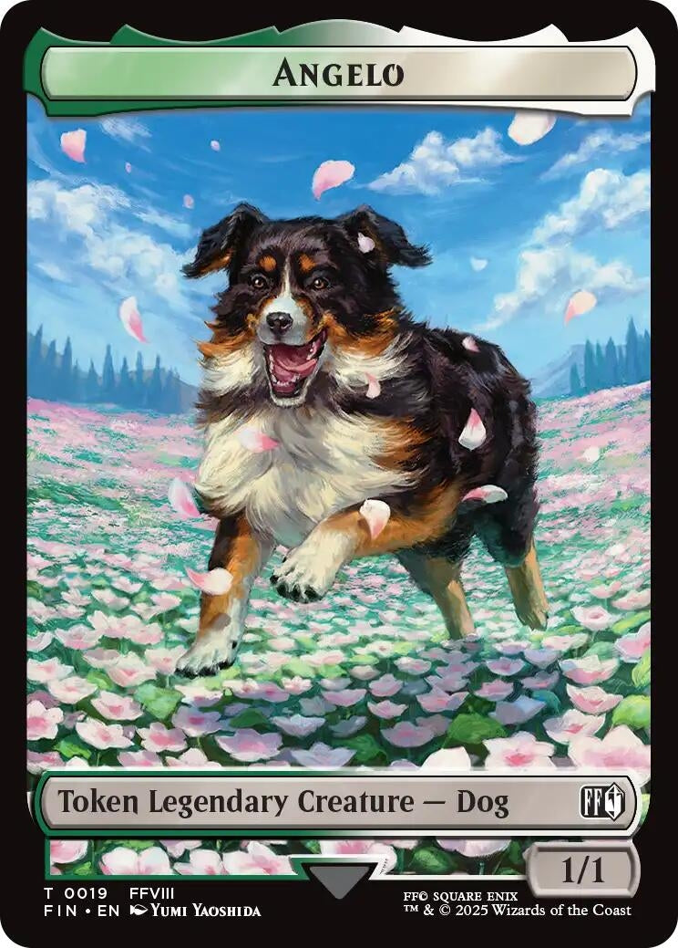 Image for Angelo // Darkstar Double-Sided Token [19 // 20] - Magic: The Gathering