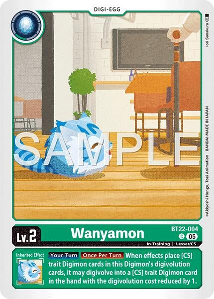 Image for Wanyamon [BT22-004 C] - Digimon Card Game