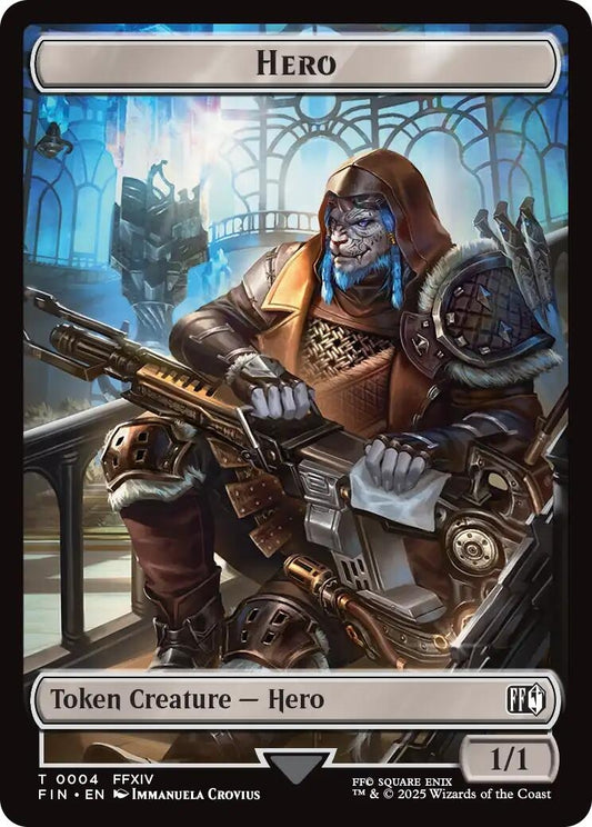 Image for Hero (0004) // Food Double-Sided Token [4 // 22] - Magic: The Gathering