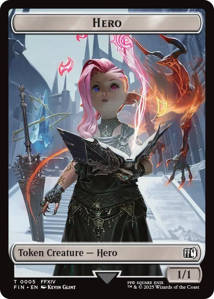 Image for Hero (0005) // Copy (0001) Double-Sided Token [5 // 1] - Magic: The Gathering