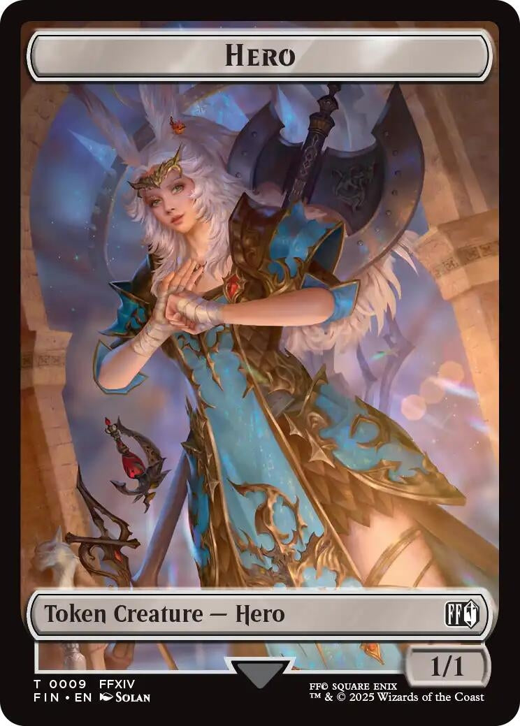 Image for Hero (0009) // Bird (0017) Double-Sided Token [9 // 17] - Magic: The Gathering