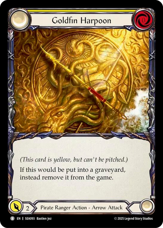 Image for Goldfin Harpoon [SEA093] - Flesh and Blood TCG