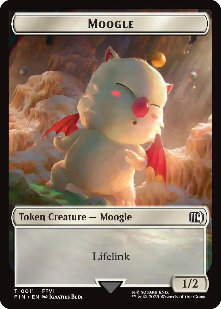 Image for Moogle (0011) // Treasure (0023) Double-Sided Token [11 // 23] - Magic: The Gathering
