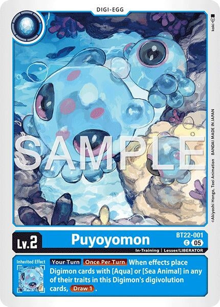 Image for Puyoyomon [BT22-001 C] - Digimon Card Game