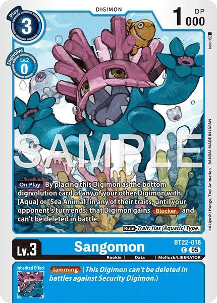 Image for Sangomon [BT22-018 C] - Digimon Card Game