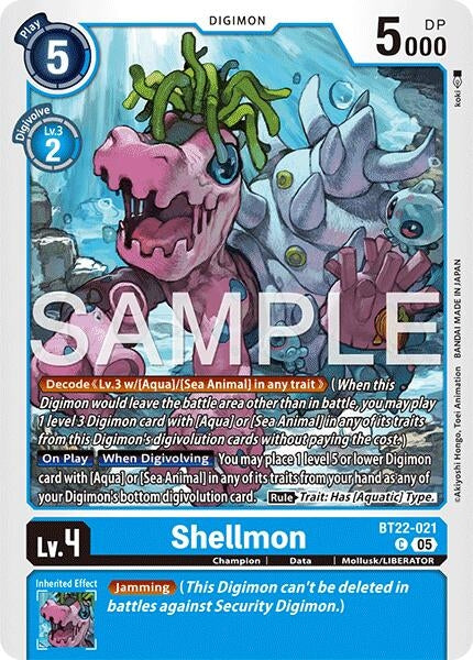 Image for Shellmon [BT22-021 C] - Digimon Card Game