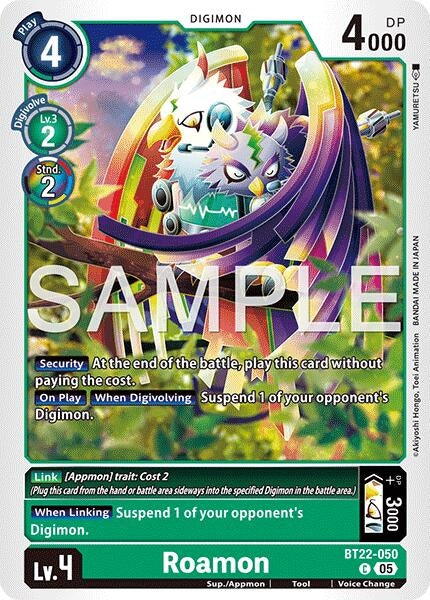 Image for Roamon [BT22-050 C] - Digimon Card Game