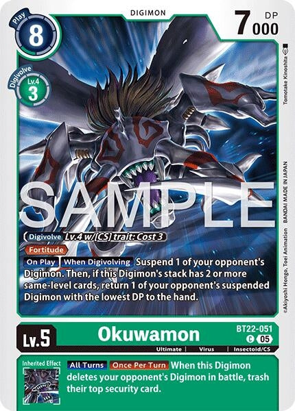 Image for Okuwamon [BT22-051 C] - Digimon Card Game