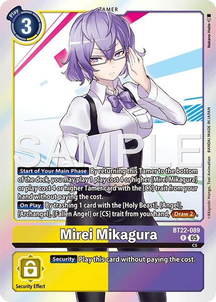 Image for Mirei Mikagura [BT22-089 R] - Digimon Card Game