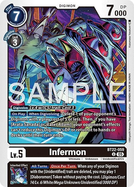 Image for Infermon [BT22-059 U] - Digimon Card Game