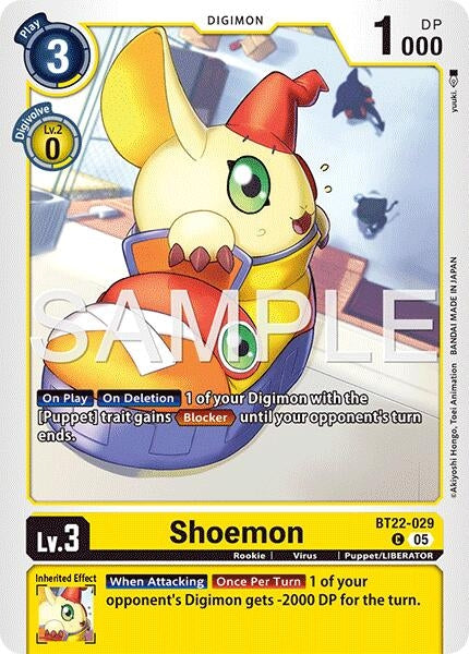 Image for Shoemon [BT22-029 C] - Digimon Card Game