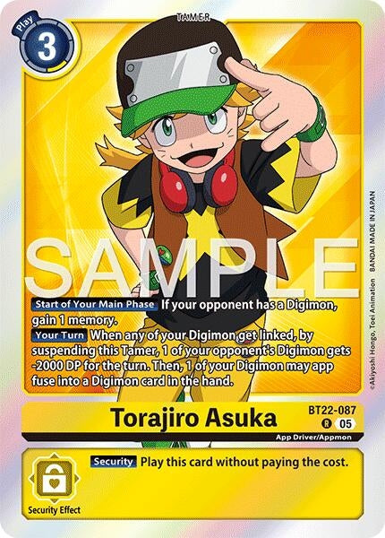 Image for Torajiro Asuka [BT22-087 R] - Digimon Card Game