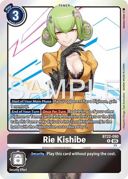 Image for Rie Kishibe [BT22-090 R] - Digimon Card Game