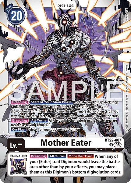 Image for Mother Eater [BT22-007 U] - Digimon Card Game
