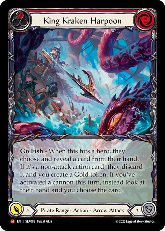Image for King Kraken Harpoon (Extended Art) [SEA085] - Flesh and Blood TCG