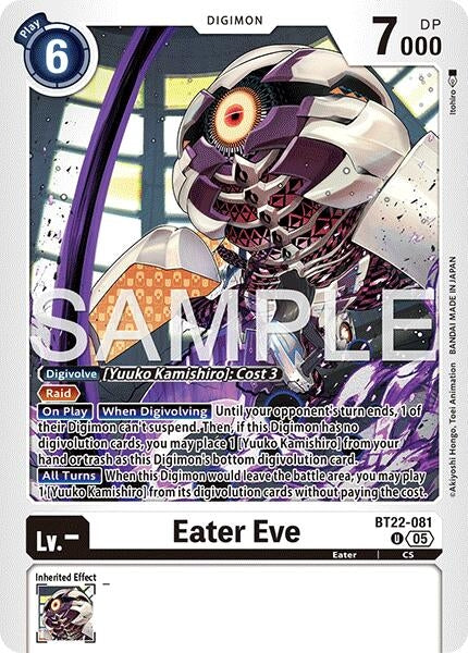 Image for Eater Eve [BT22-081 U] - Digimon Card Game
