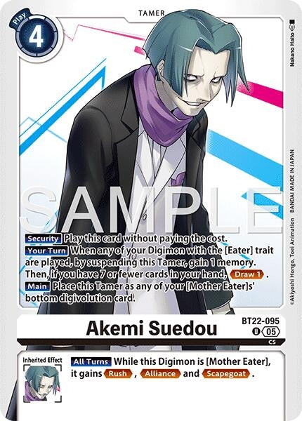 Image for Akemi Suedou [BT22-095 U] - Digimon Card Game