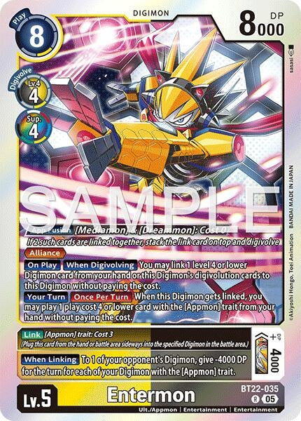 Image for Entermon [BT22-035 R] - Digimon Card Game
