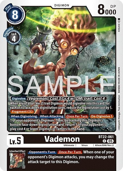 Image for Vademon [BT22-061 C] - Digimon Card Game