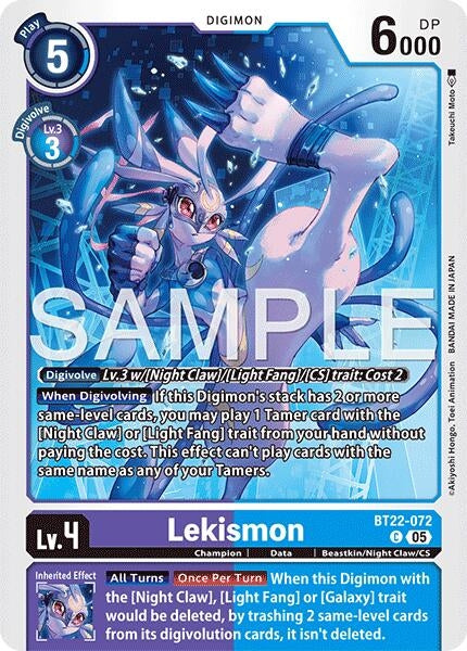 Image for Lekismon [BT22-072 C] - Digimon Card Game