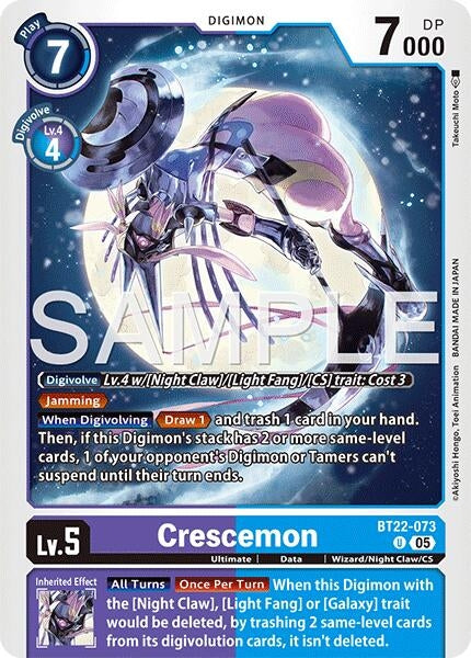 Image for Crescemon [BT22-073 U] - Digimon Card Game