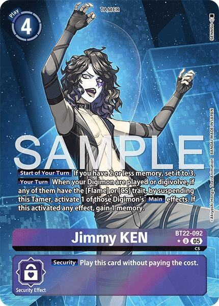 Image for Jimmy KEN (Alternate Art) [BT22-092 U] - Digimon Card Game