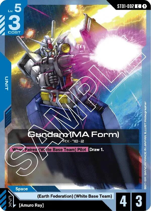 Image for Gundam (MA Form) [ST01-002] - Gundam Card Game