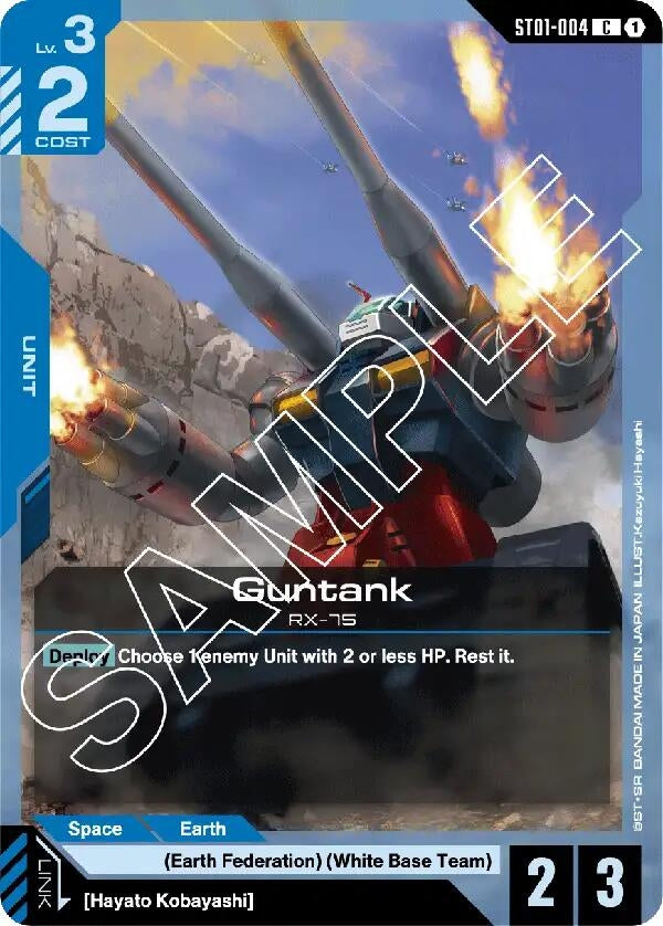 Image for Guntank [ST01-004] - Gundam Card Game