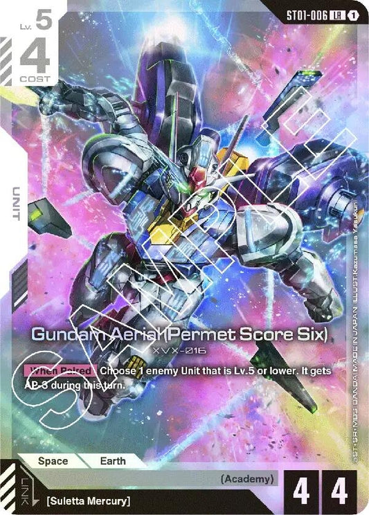 Image for Gundam Aerial (Permet Score Six) [ST01-006] - Gundam Card Game